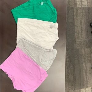 Plain colored T-shirts
